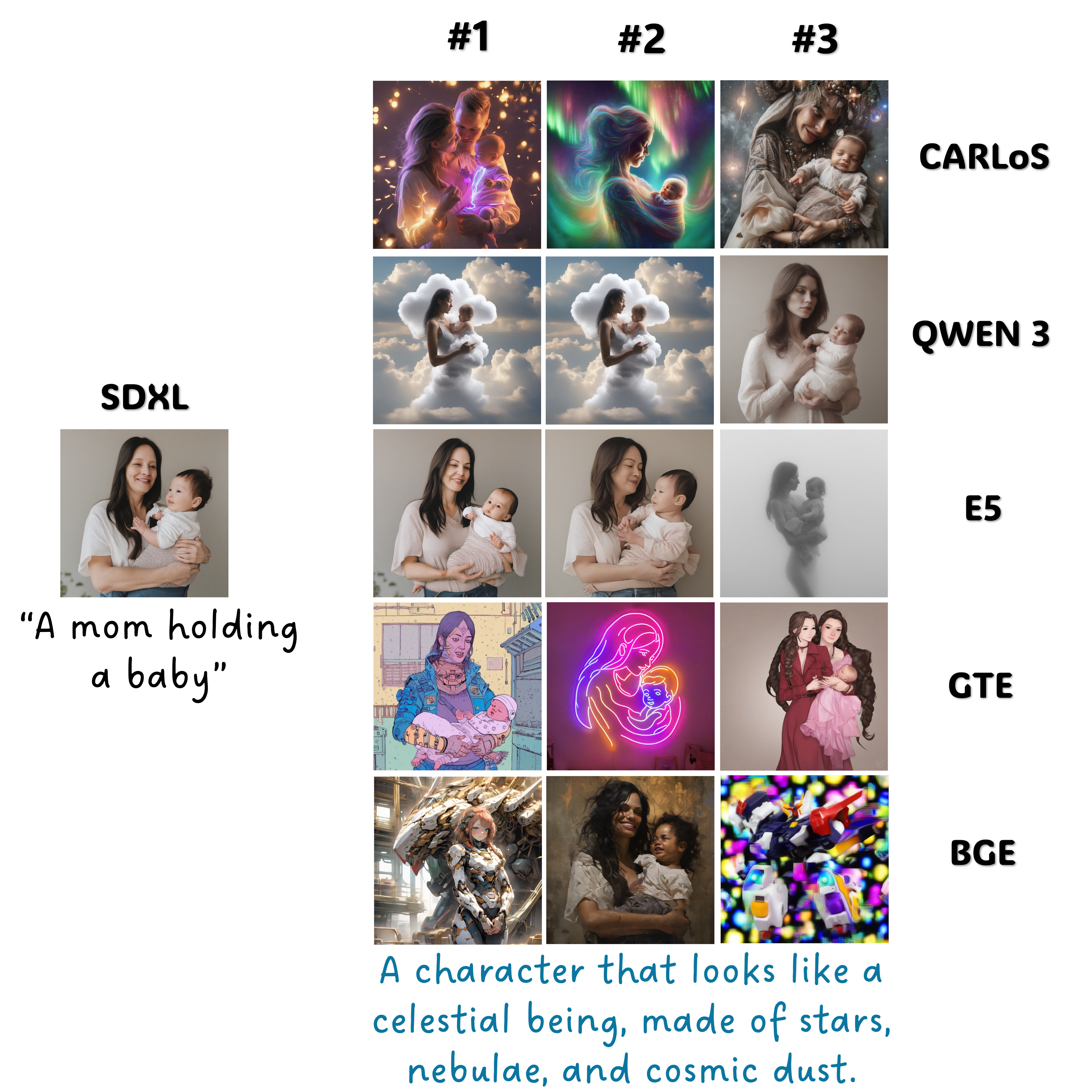 Qualitative Comparison Celestial
