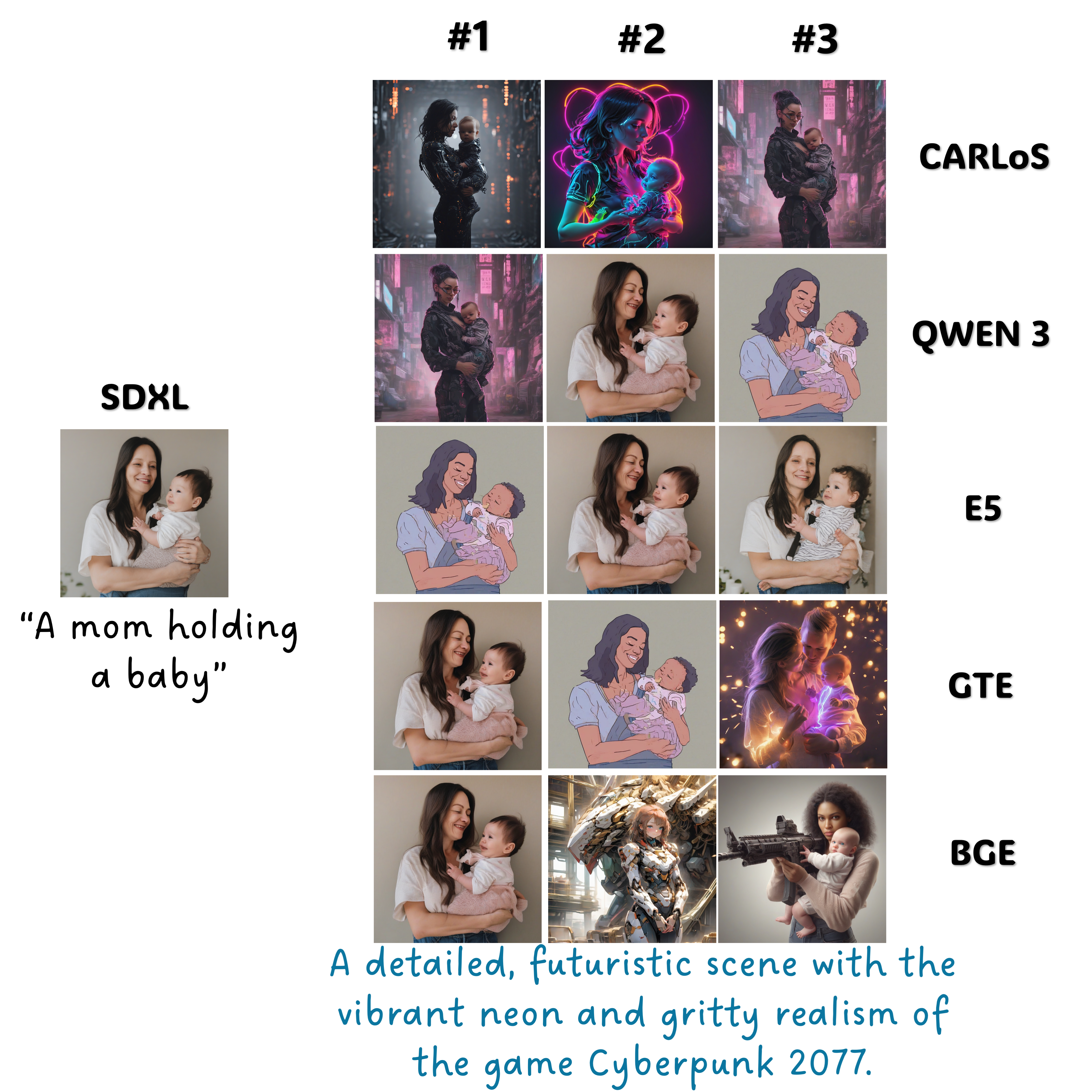 Qualitative Comparison Futuristic Scene